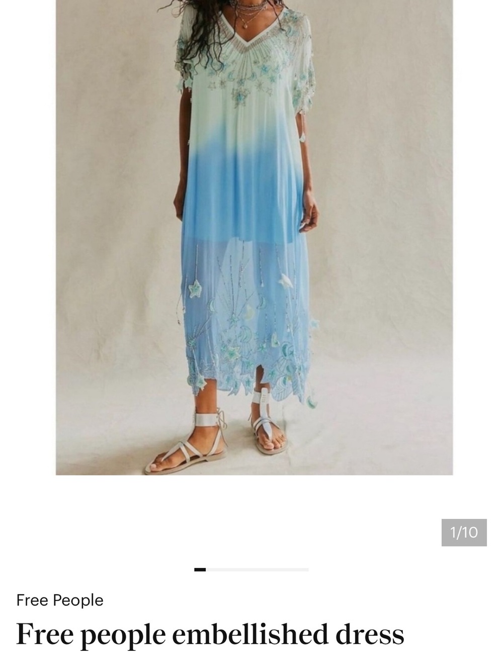 Free people embellished dress